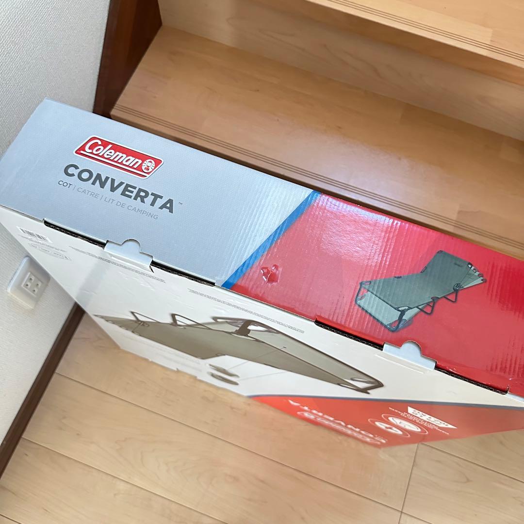 コールマン コット コンバータ　オリーブ　リクライニング