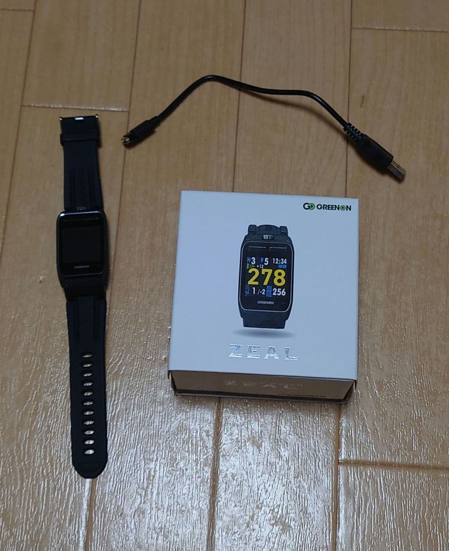 【美品】GREENON ZEAL GPSナビ　時計　距離計　グリーンオン