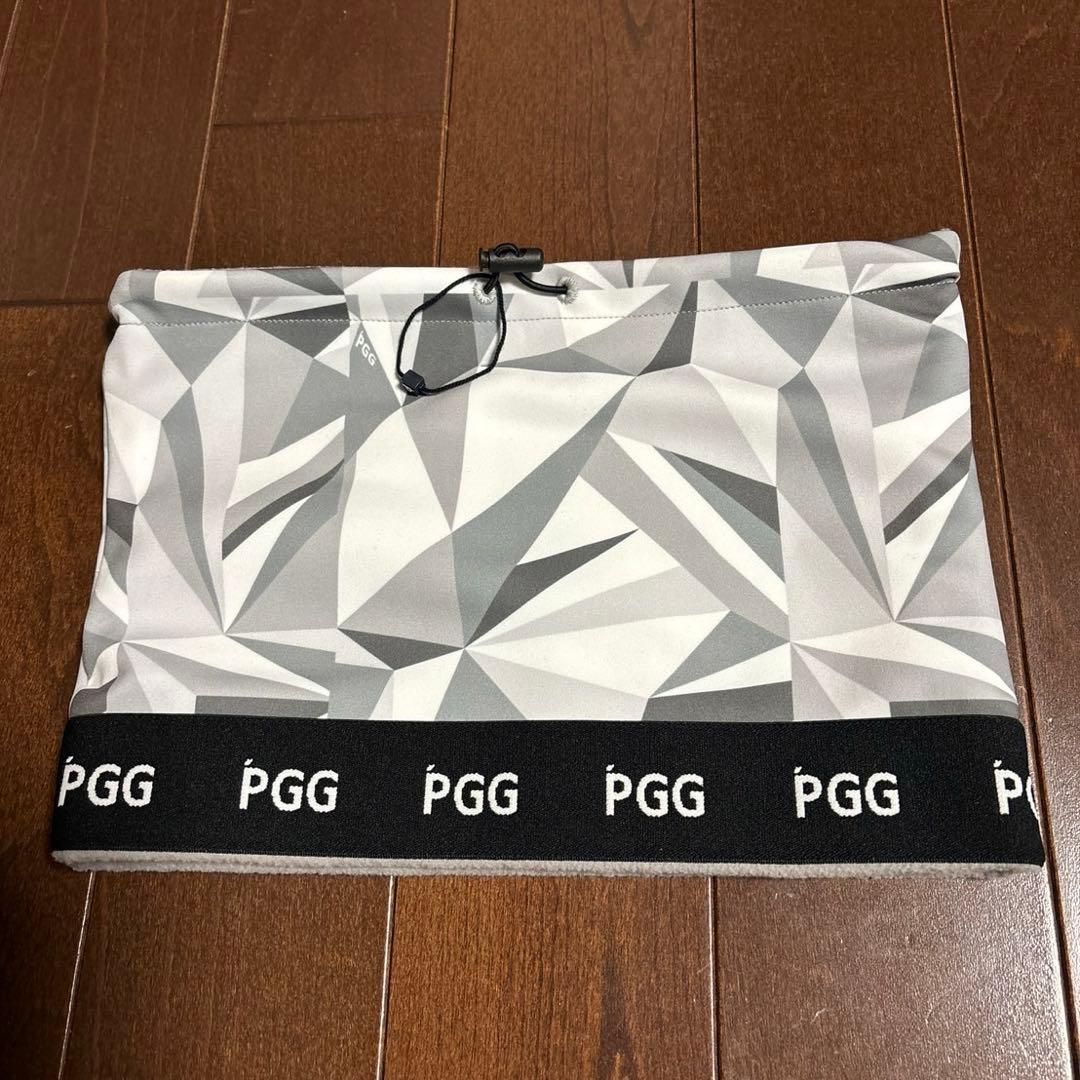 パーリーゲイツPGG アクアスーテングジャージネックウォーマーホワイト