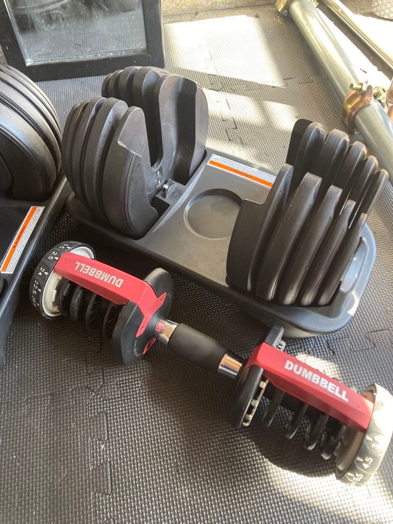 DUMBBELL 可変式ダンベル 24.5kg 2個セット