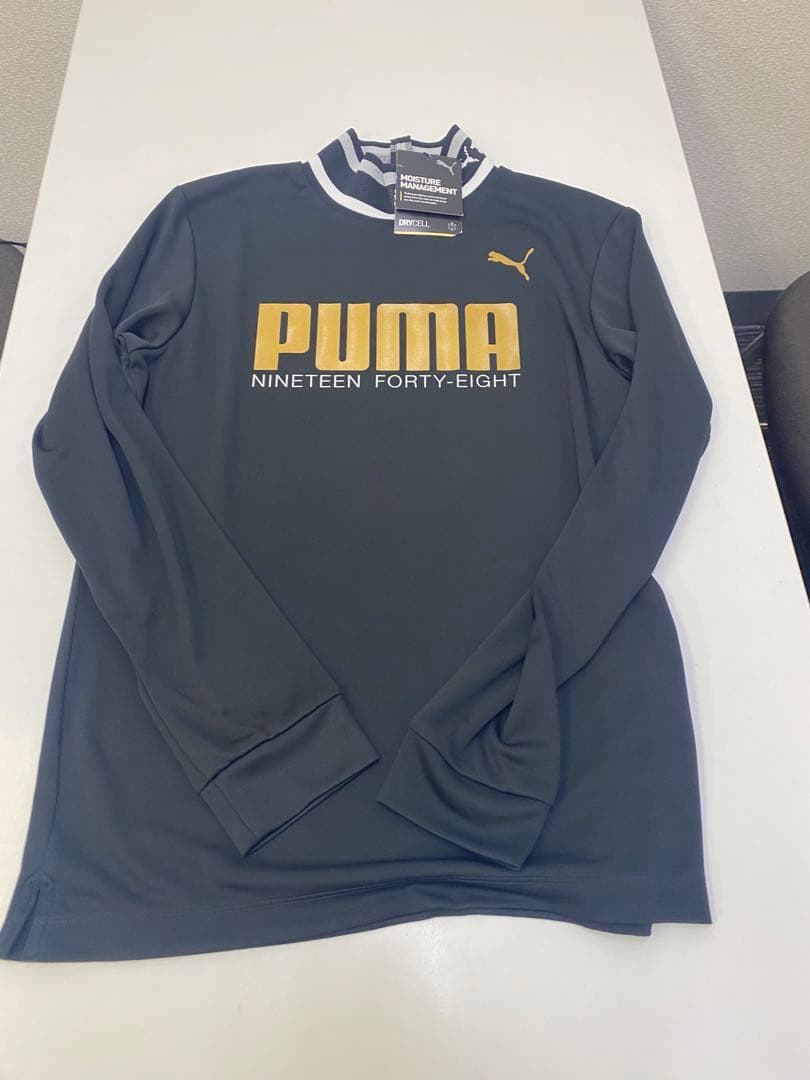 PUMAゴルフウェア セットアップ Sサイズ 黒 上下セット