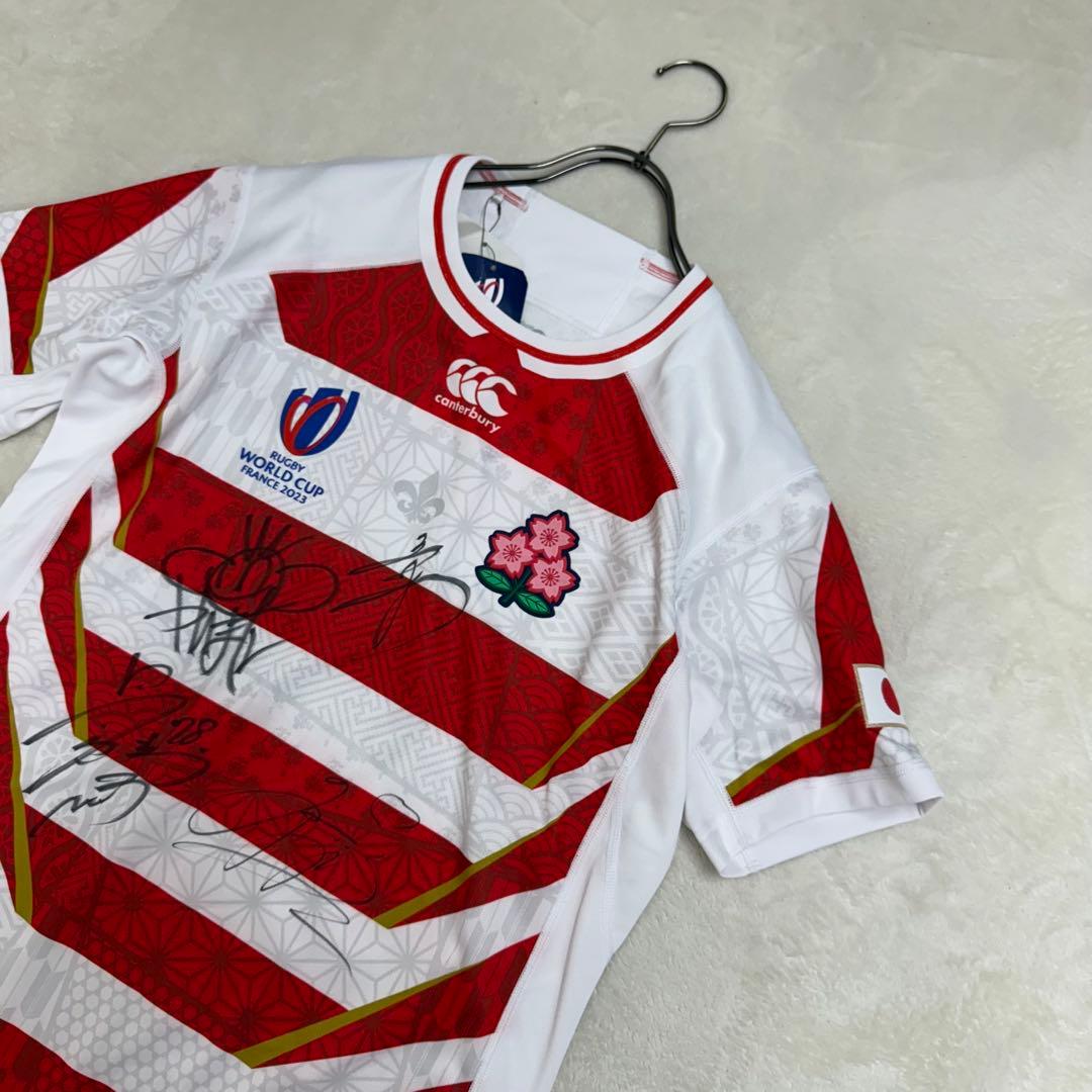 【新品】ラグビーワールドカップ 日本代表 ユニフォーム 五郎丸歩選手サイン入り