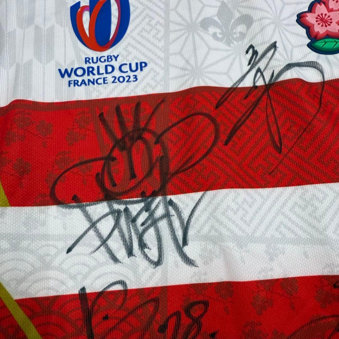 【新品】ラグビーワールドカップ 日本代表 ユニフォーム 五郎丸歩選手サイン入り