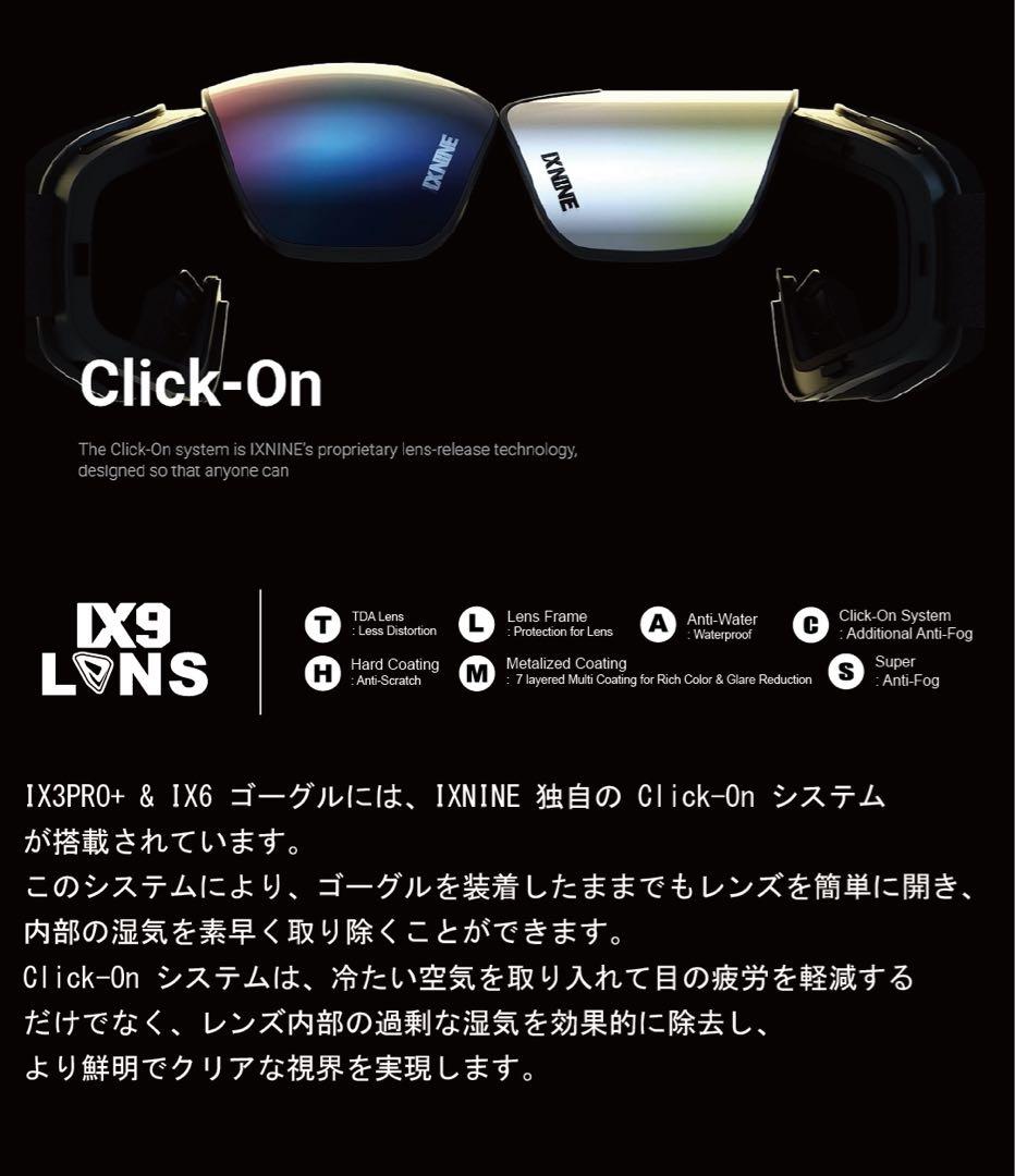 新品未使用 IXNINE IX3 PRO Plus+ Woon 雲 調光レンズ