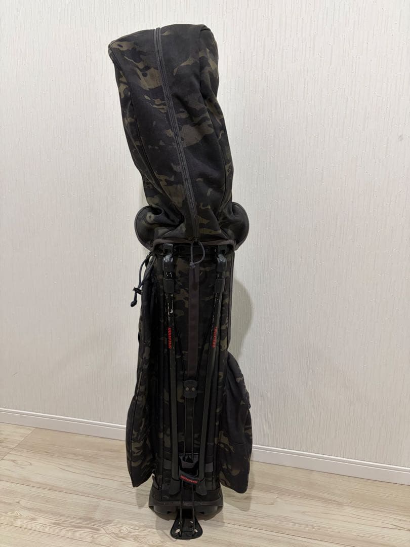 【中古美品】ブリーフィング　キャディバッグスタンドCR-4 マルチカムブラック