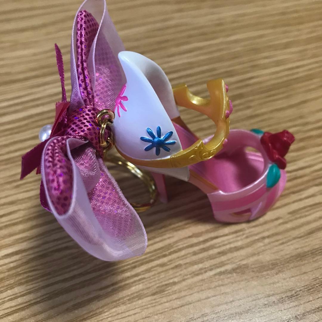 オーロラ姫 キーホルダー キーリング ディズニー プリンセス 靴