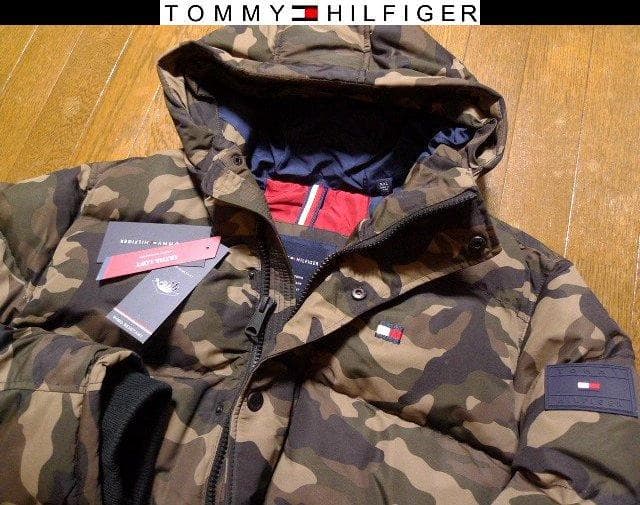 【大きい】2XL3XL日本サイズ位トミーヒルフィガーUSA限定ダウンジャケット