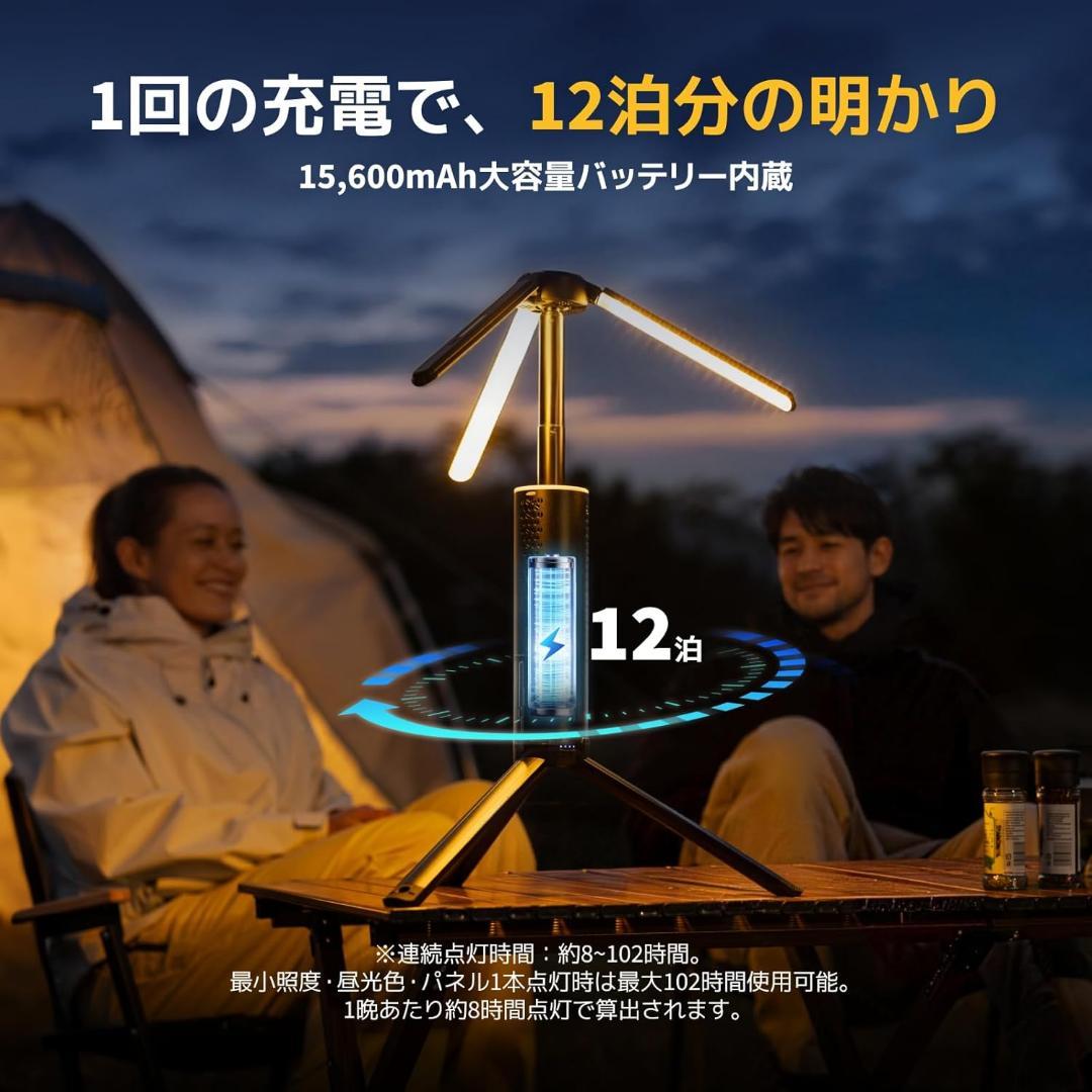 BougeRV T1 キャンプライト LEDランタン 3000lm高輝度