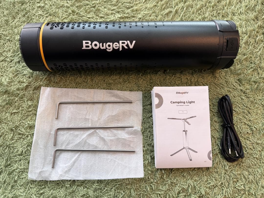 BougeRV T1 キャンプライト LEDランタン 3000lm高輝度