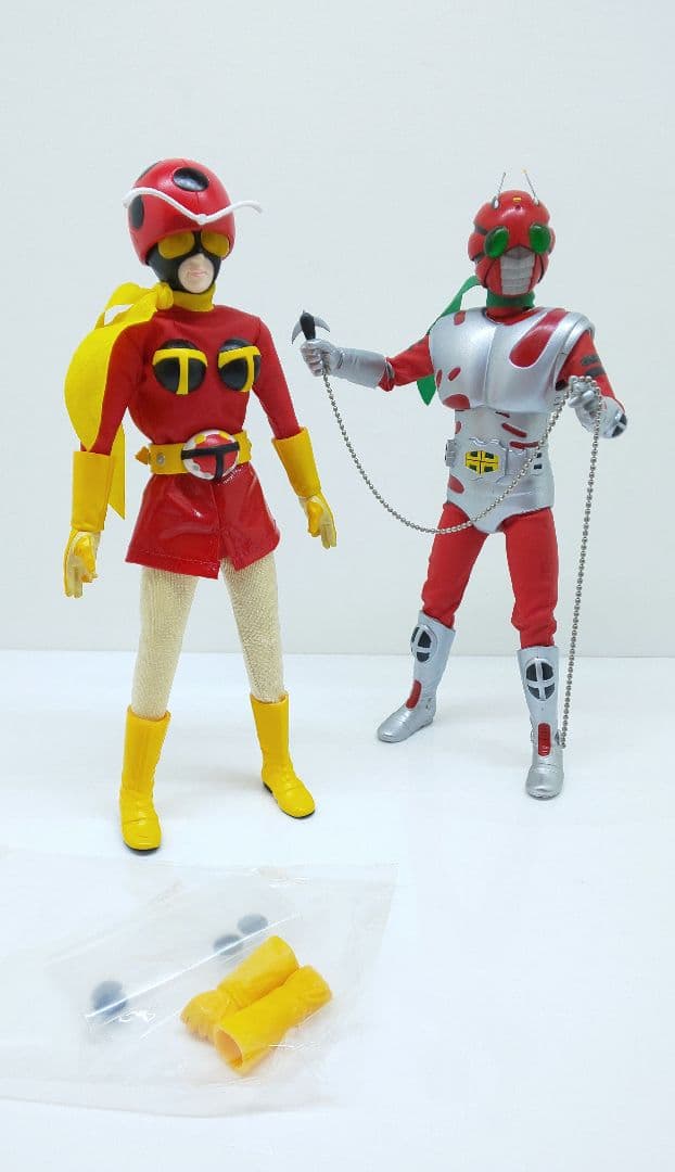 ✨19cm可動❗仮面ライダーストロンガー+タックル❣️★昭和/特撮/ZX☘️