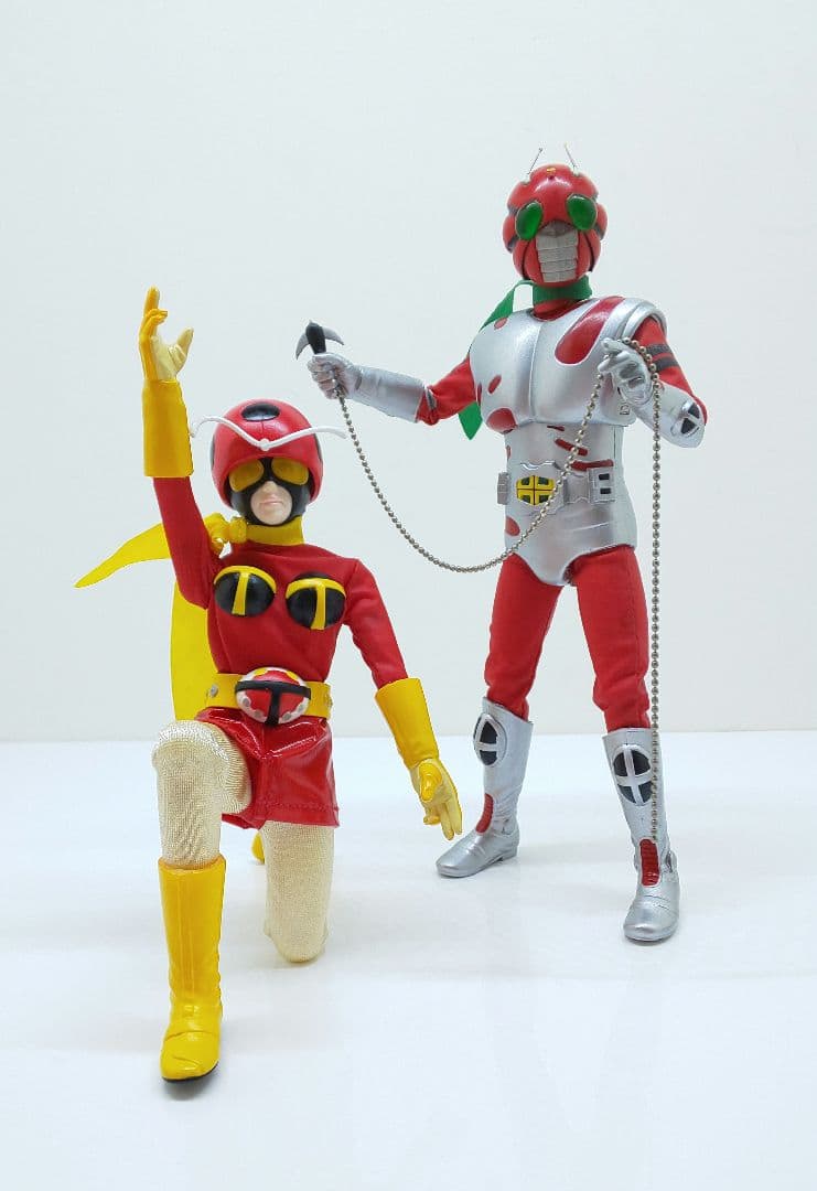 ✨19cm可動❗仮面ライダーストロンガー+タックル❣️★昭和/特撮/ZX☘️