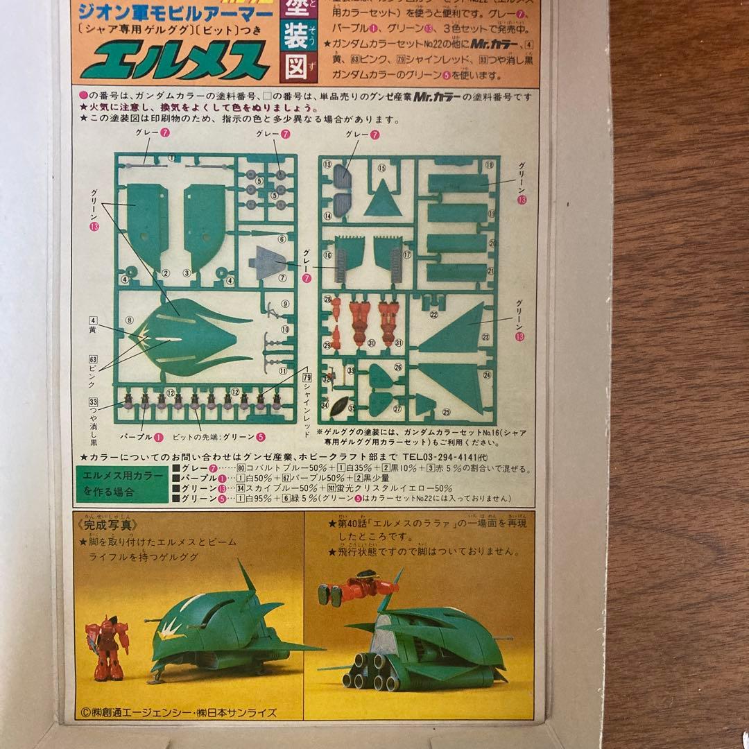 エルメス 1/550 スケール ガンプラ　旧キット　バンザイマーク