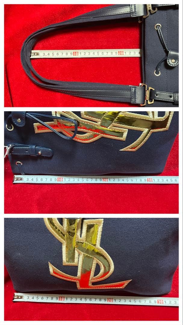 [YSL]キャンバス コスメトートバッグ 海外免税店ノベルティ限定商品
