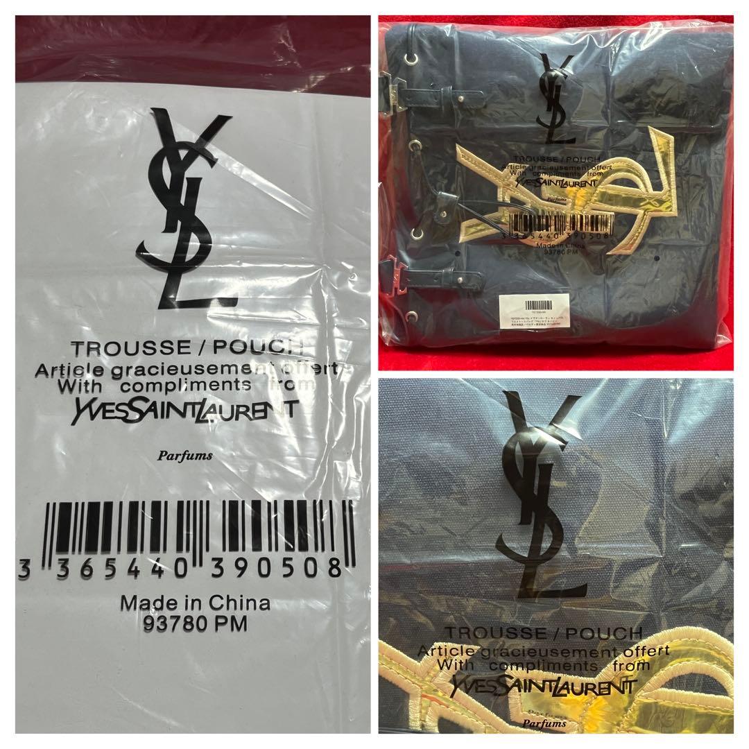 [YSL]キャンバス コスメトートバッグ 海外免税店ノベルティ限定商品
