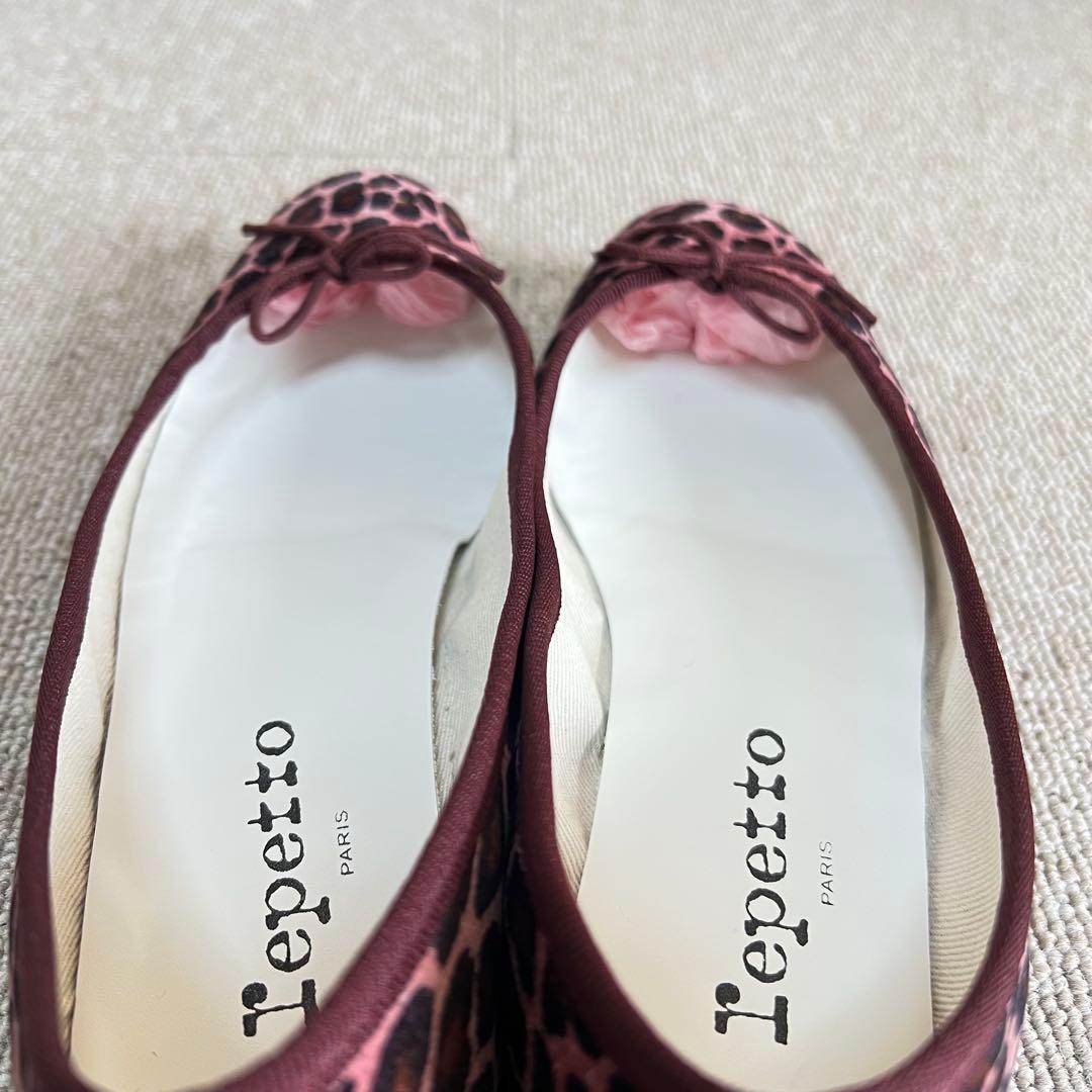 新品・未使用品✨レペット Repetto レオパード柄 バレエシューズ 37.5
