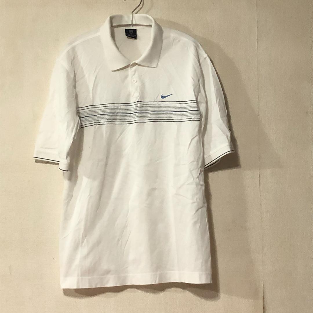 NIKEGOLF　ナイキゴルフ　ポロシャツ　90s　旧タグ　鹿の子　B835