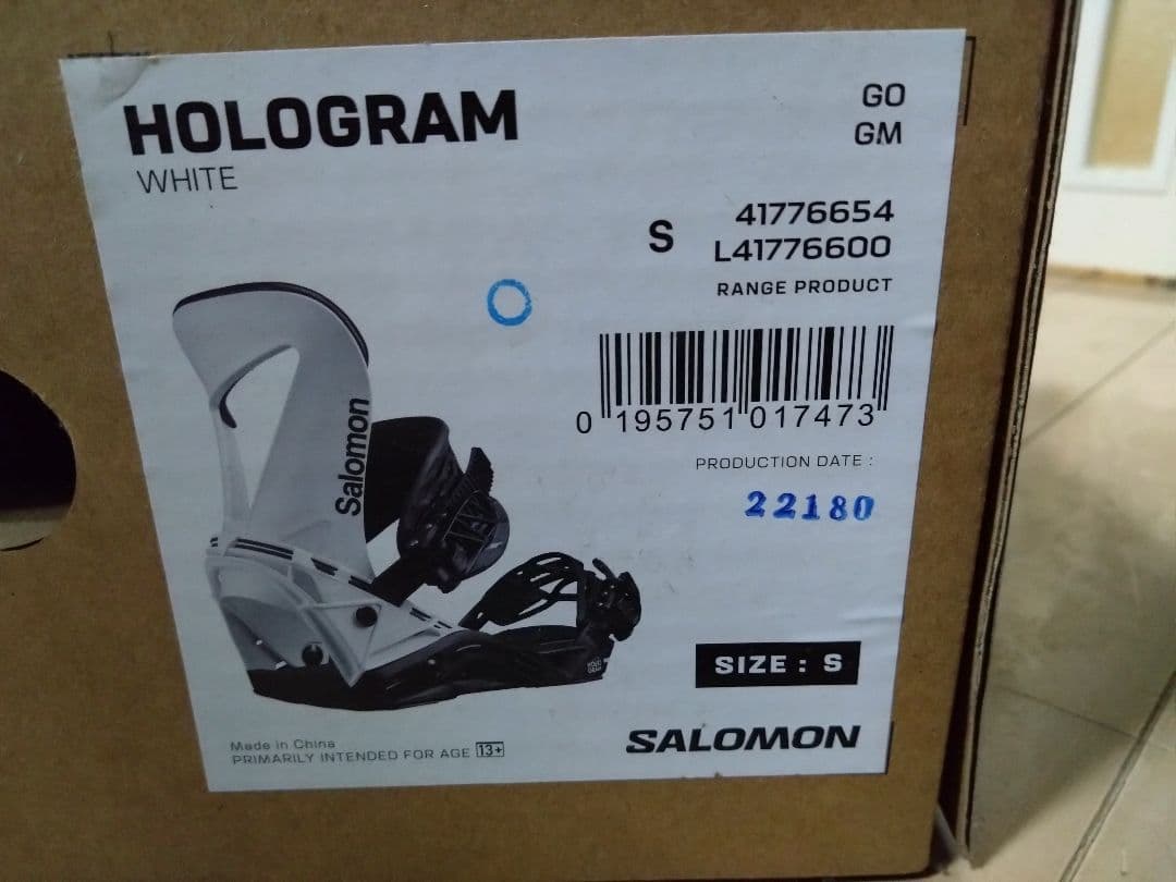 Salomon スノーボードビンディング ホログラム Sサイズ