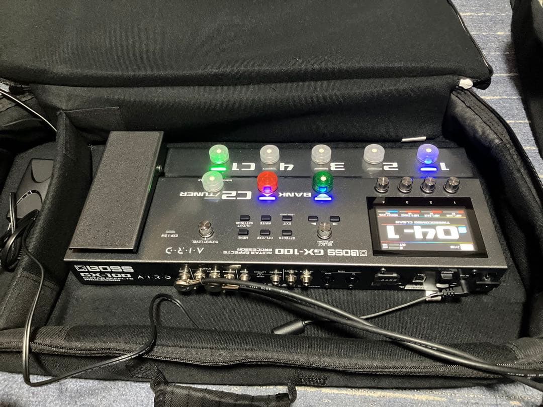 最新 BOSS GX-100 マルチエフェクター 空箱他あり