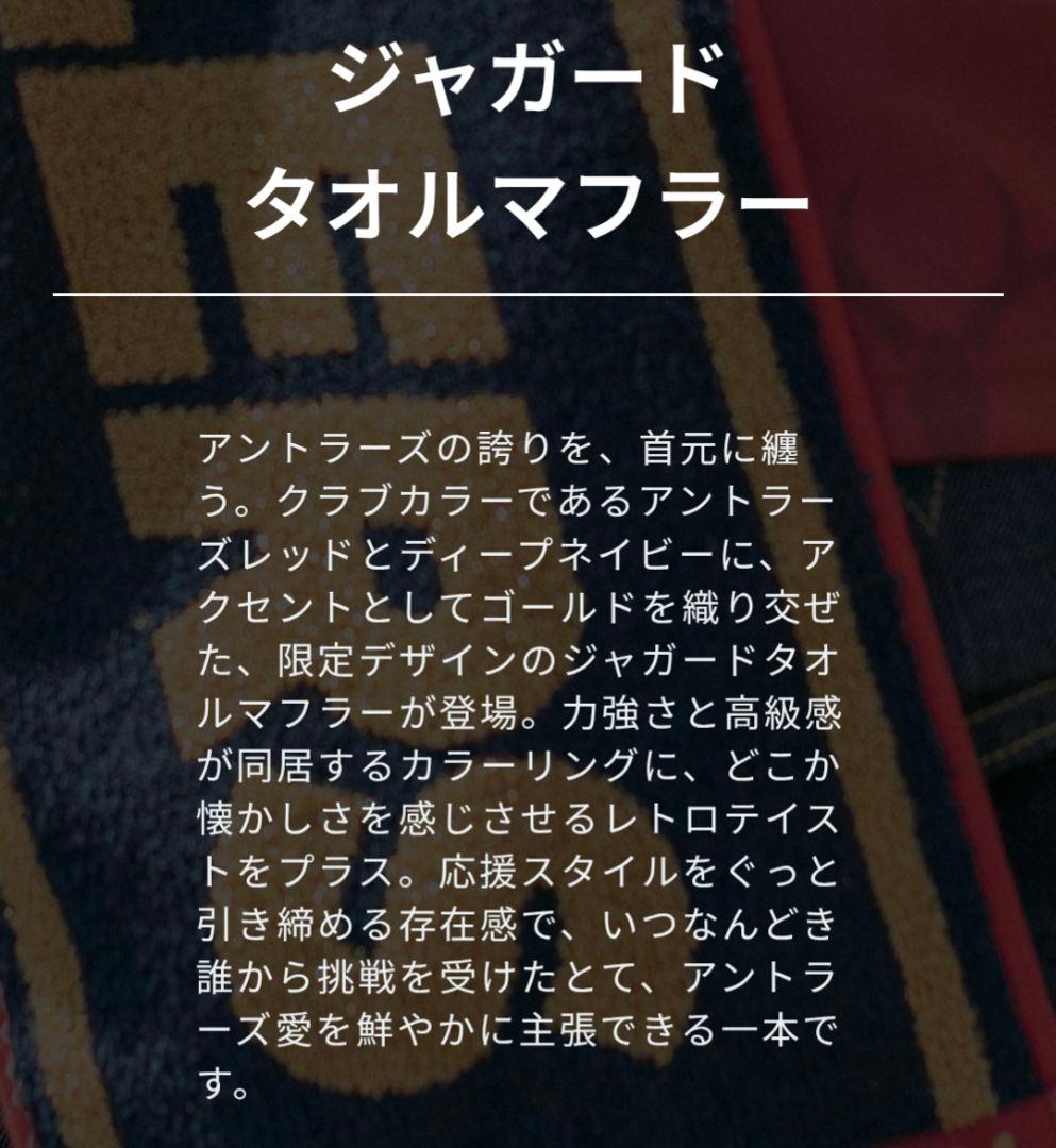 鹿島アントラーズ 国立競技場 タオルマフラー