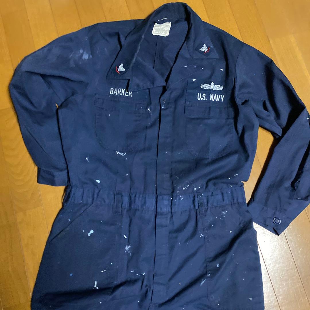 【実物】US NAVY ミリタリーカバーオール 『トップガンスーツ』XL