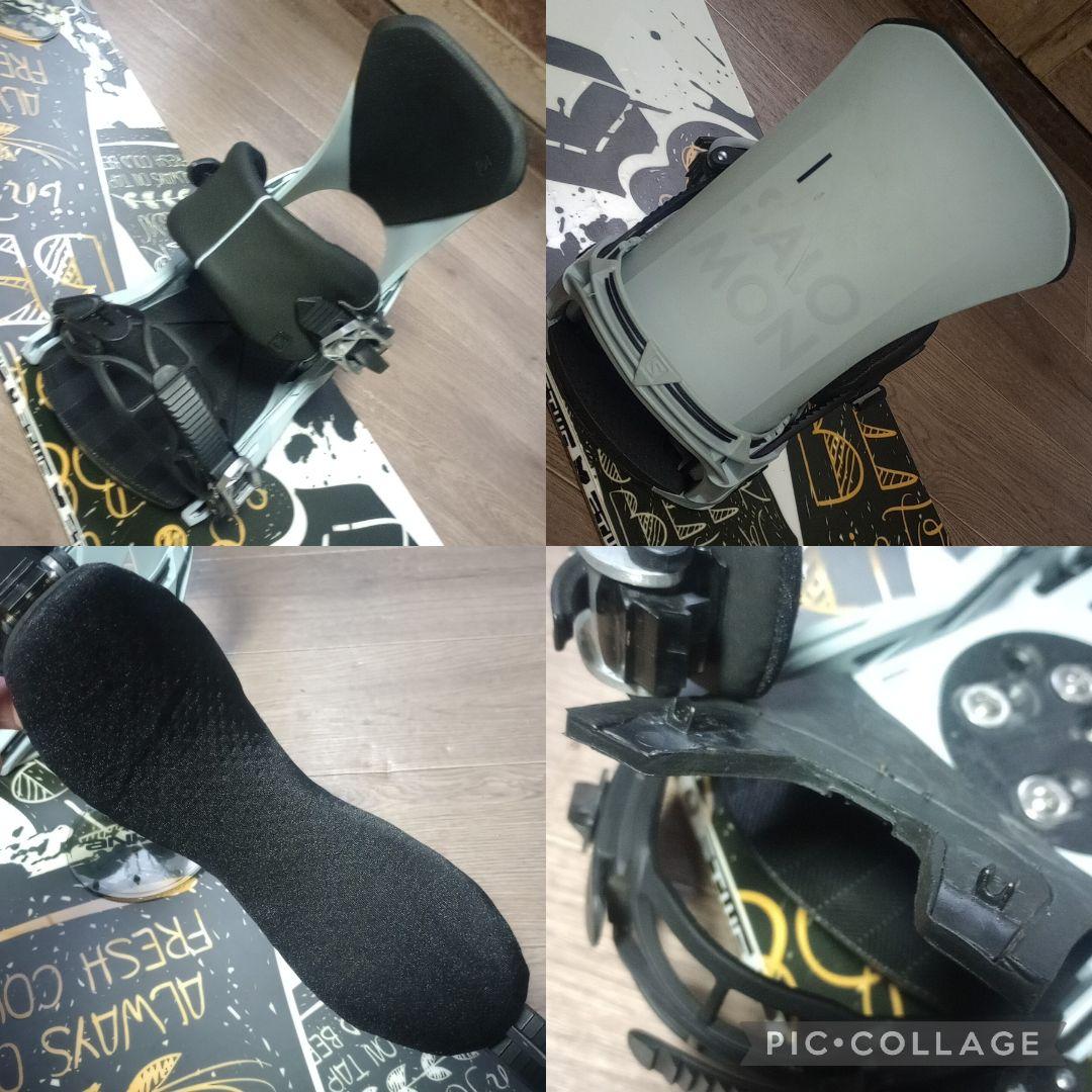 高身長向け！　FTWO　SALOMON　スノーボードセット　159cm　グラトリ