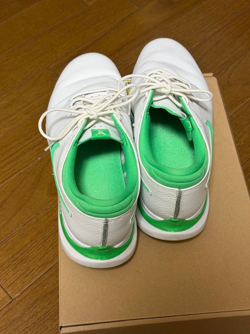 NIKEズームビクトリーツアー3/ホワイト/グリーン/ワイド/26.5cm