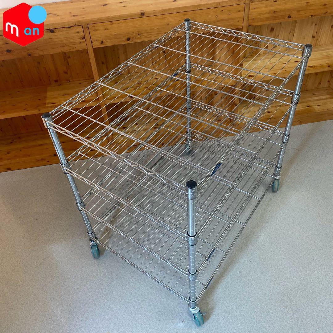 耐荷重ステンレス製ラック（91×61㎝）棚板 ×４枚