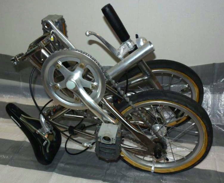 【ジャンク品】 Panasonic 折りたたみ自転車 トレンクル7500