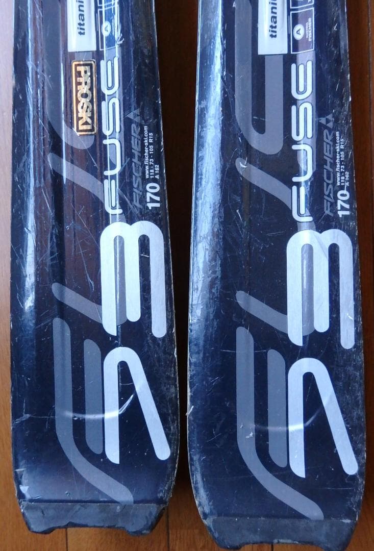 FISCHER,HEAD　板170ｃｍ、ブーツ26.0～26.5ｃｍ