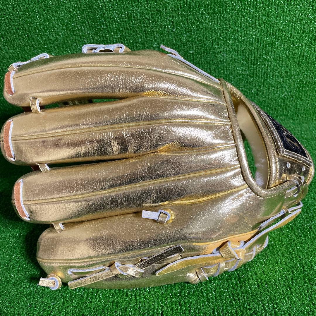 【限定モデル】 阪神タイガース 2003年優勝記念 内野手用 ゴールド