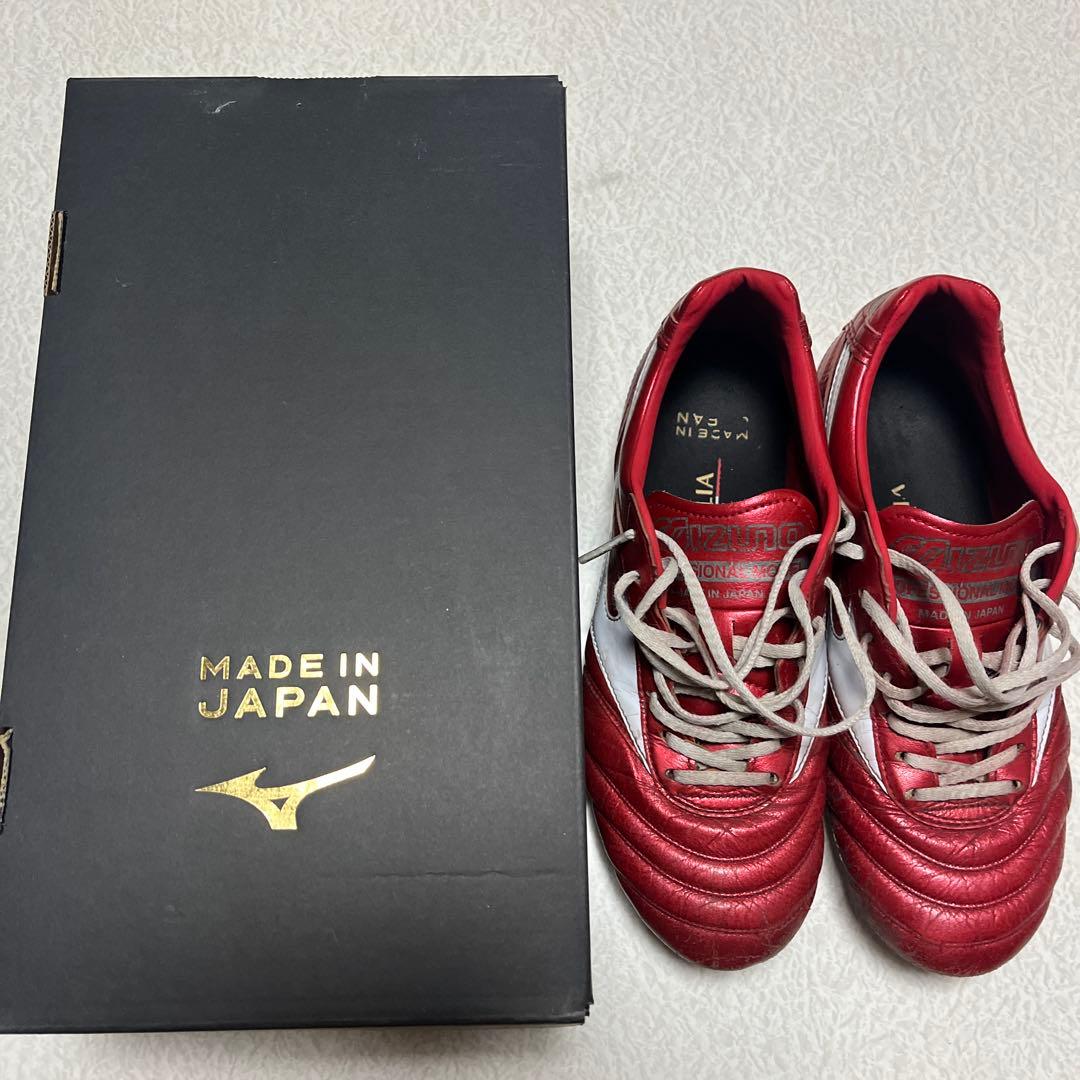 Mizuno Morelia II Japan レッド/ホワイト 23.5