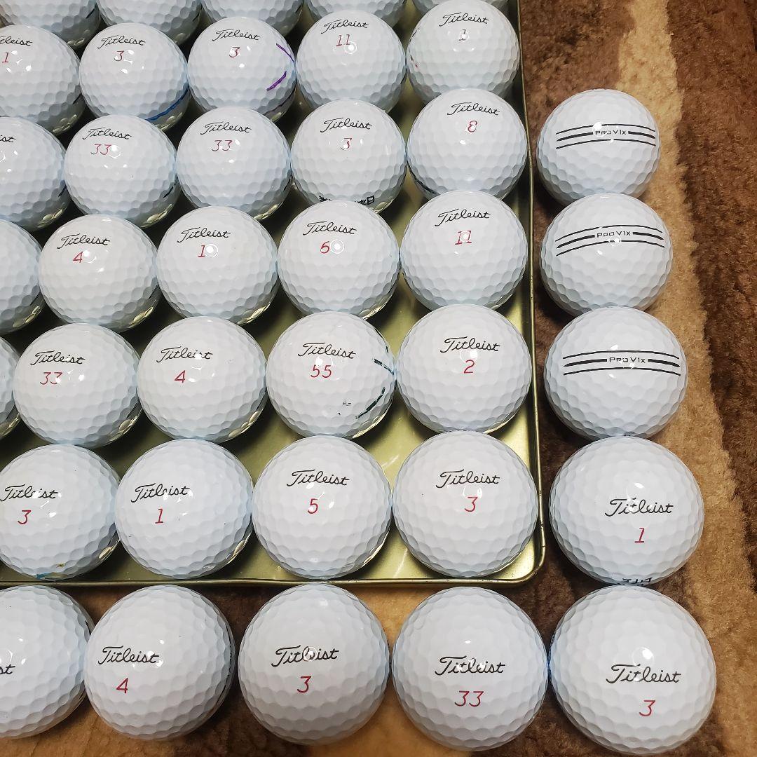 タイトリストPRO V1xロストボール2023年/25年モデル年式混合