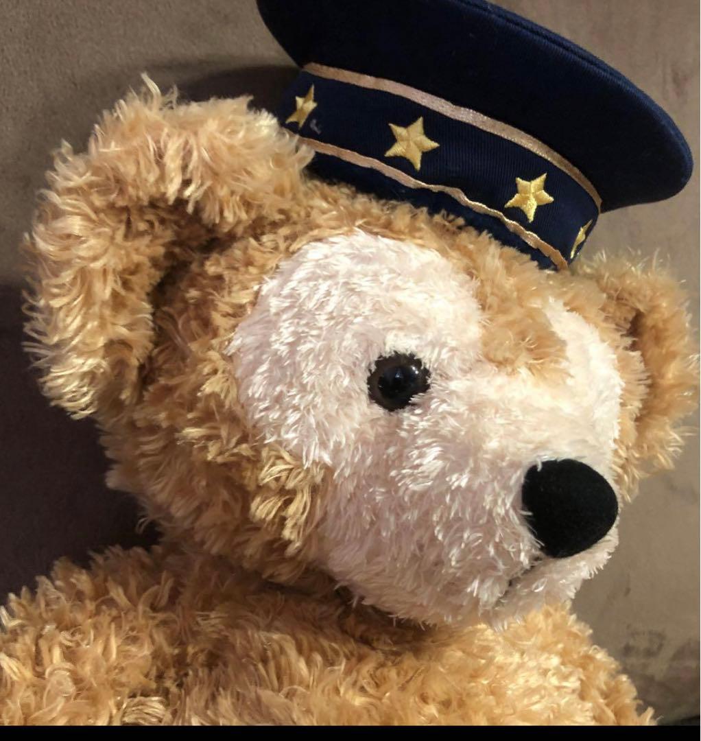 初期　ディズニー　ダッフィー 白タグ　ビーズ入り