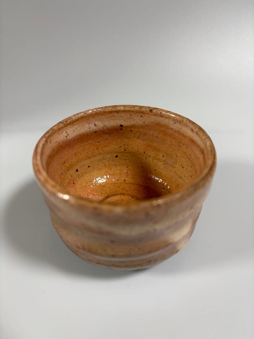 唐津焼　福田忠夫造　紅粉引　ぐい呑　無名窯　酒器