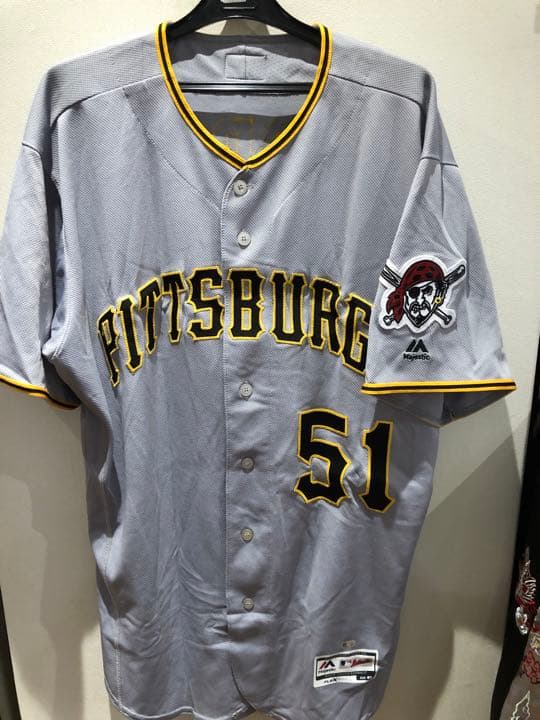 MLB ジョニー・バーベイト　実使用ジャージ　パイレーツ