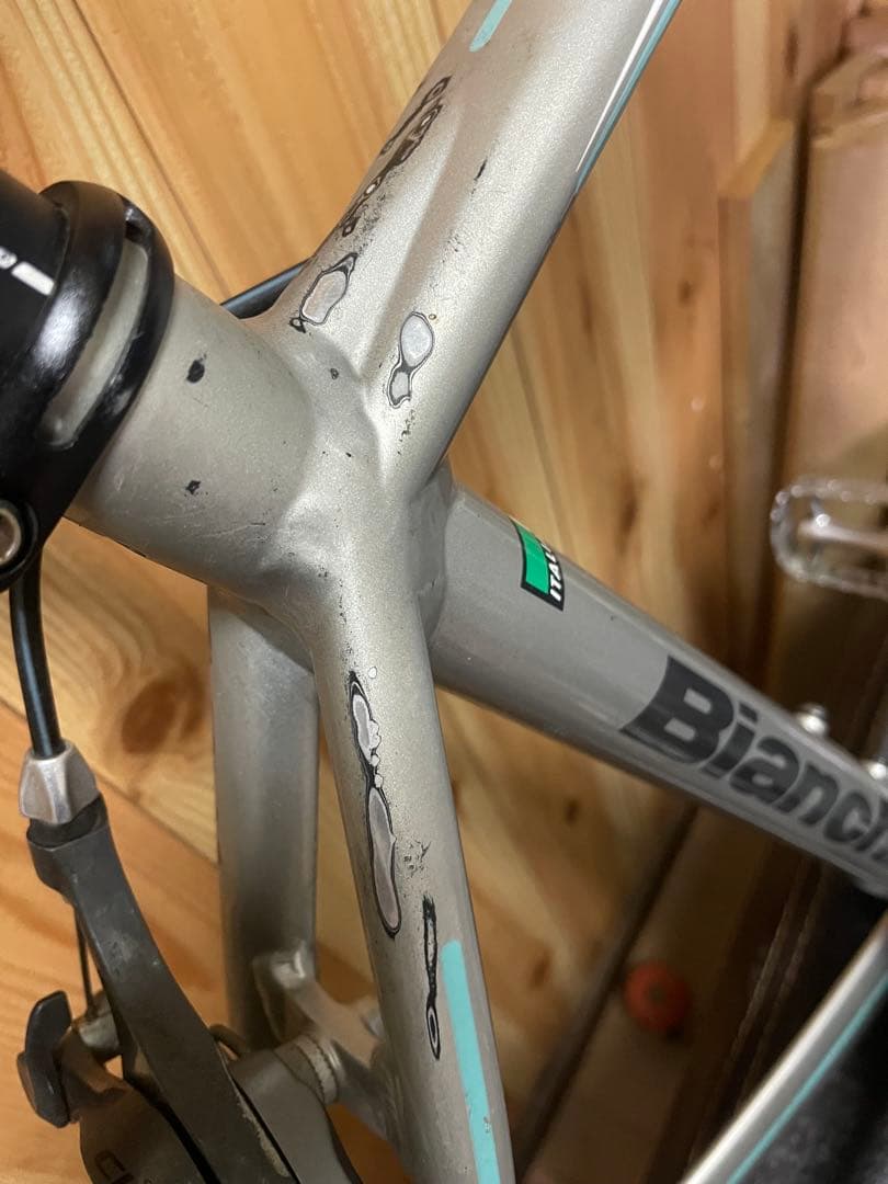 ビアンキ　Bianchi ロードバイクフレーム シルバー
