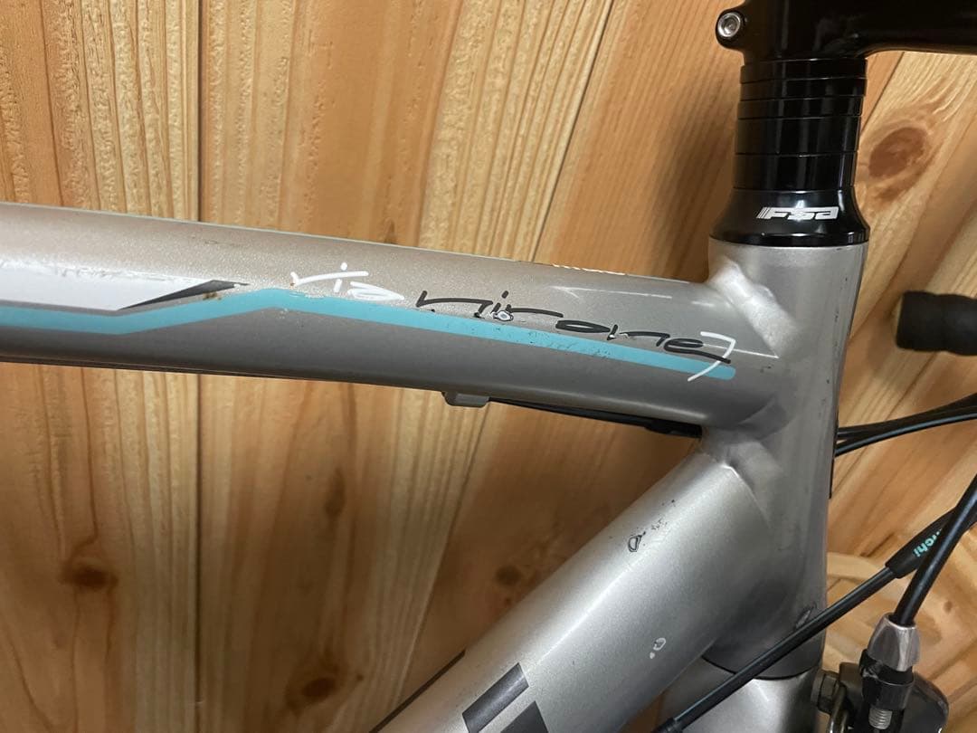 ビアンキ　Bianchi ロードバイクフレーム シルバー