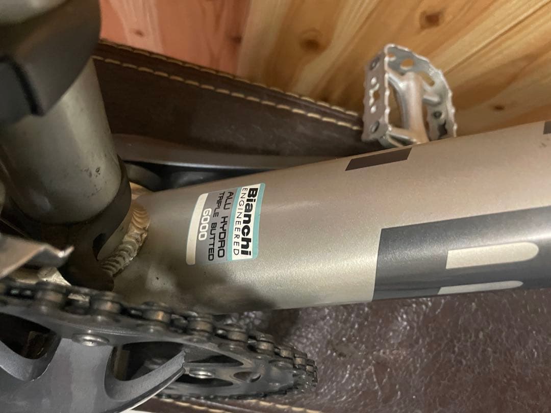 ビアンキ　Bianchi ロードバイクフレーム シルバー