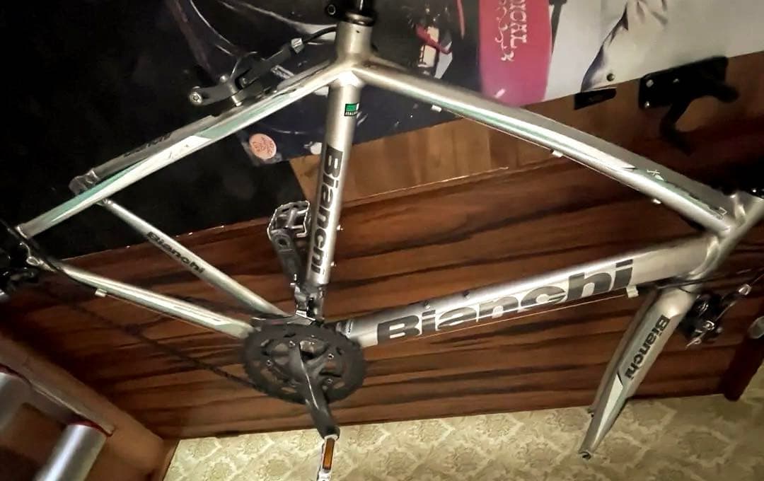 ビアンキ　Bianchi ロードバイクフレーム シルバー