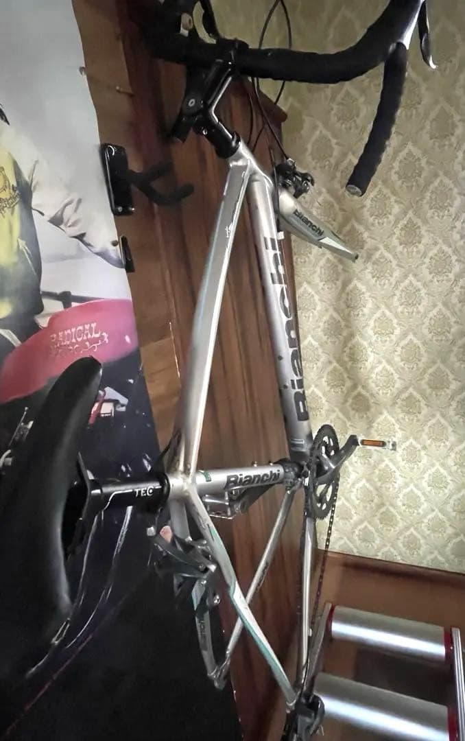 ビアンキ　Bianchi ロードバイクフレーム シルバー