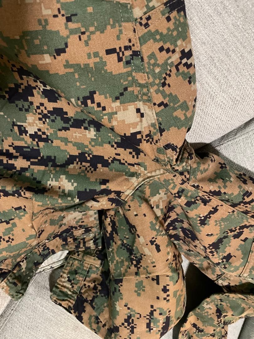 米軍実物 USMC MARPAT 上下セット Small-Short 美品