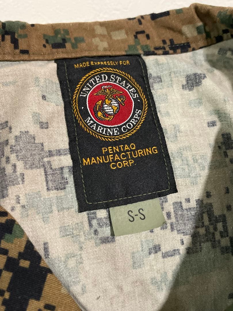 米軍実物 USMC MARPAT 上下セット Small-Short 美品