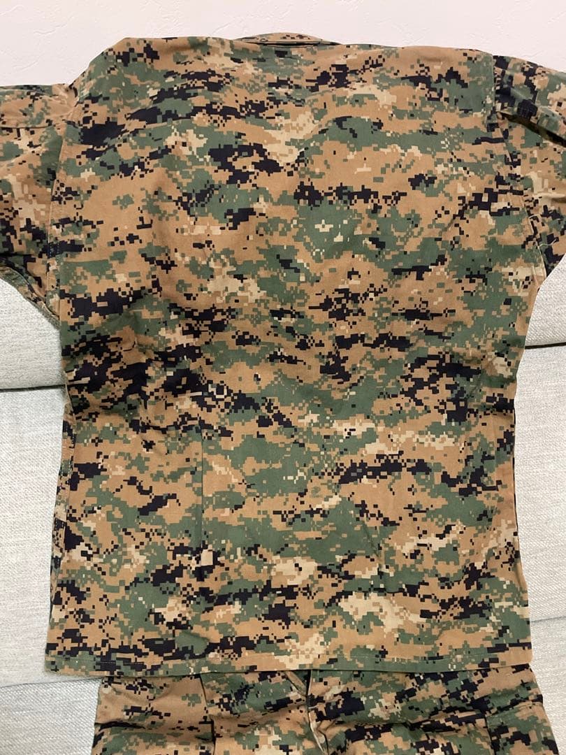 米軍実物 USMC MARPAT 上下セット Small-Short 美品