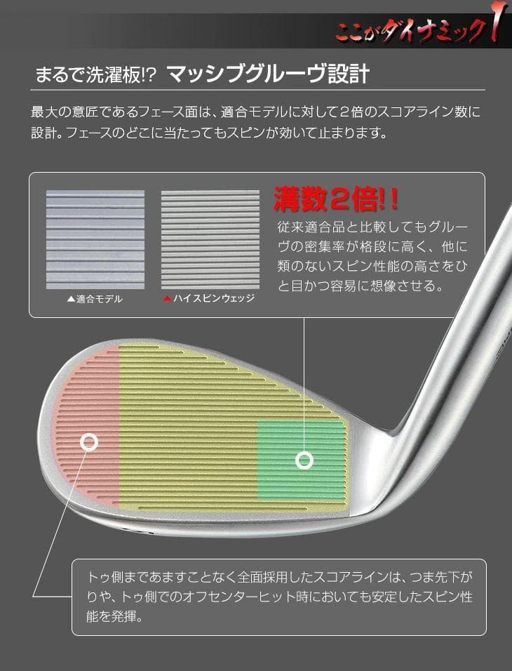 ヘッド単品 強烈！【新品2個セット】ダイナミクス ハイスピン ウェッジ