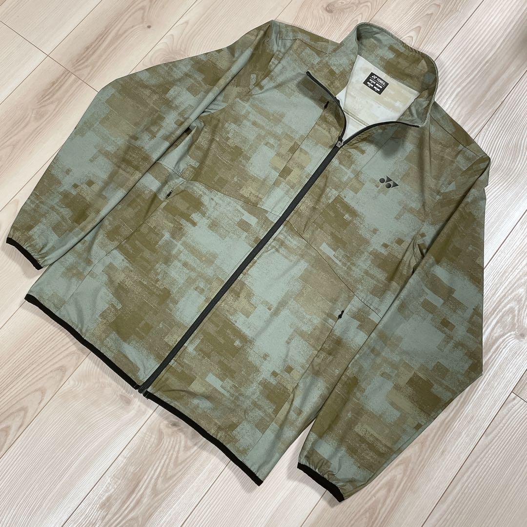 ヨネックス ウォームアップシャツ XO スモークグリーン