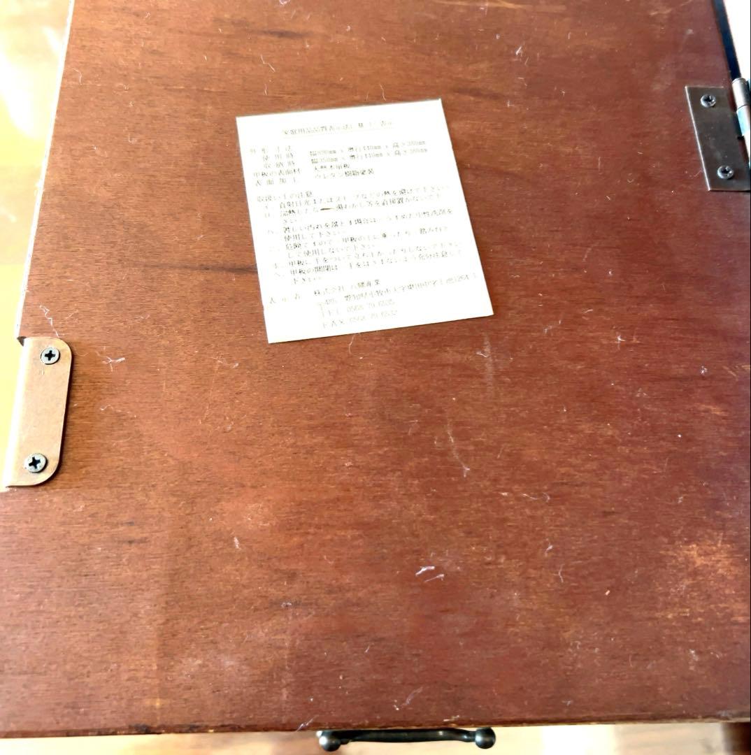 【昭和レトロ ヴィンテージ アンティーク家具】折り畳み文机