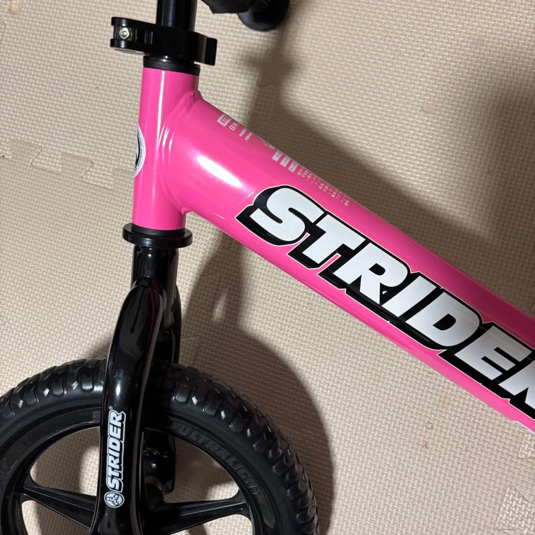 STRIDER スポーツ バランスバイク ピンク