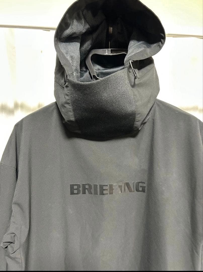 BRIEFING ブリーフィングゴルフ　ナイロンパーカー　ブラック　Mサイズ