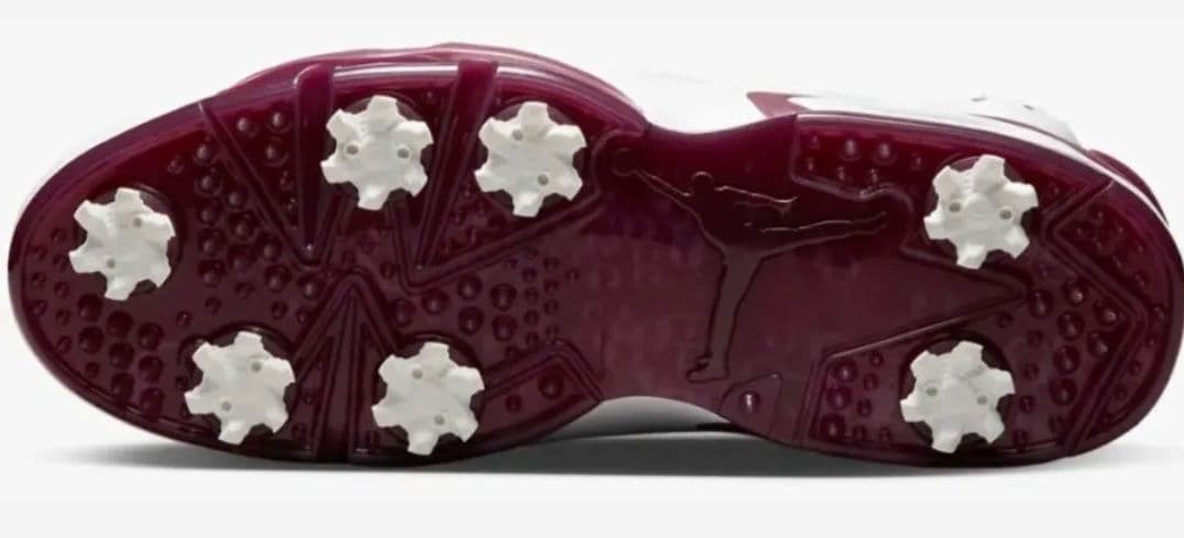 AIR JORDAN６ ゴルフシューズ ホワイト/バーガンディ 29cm