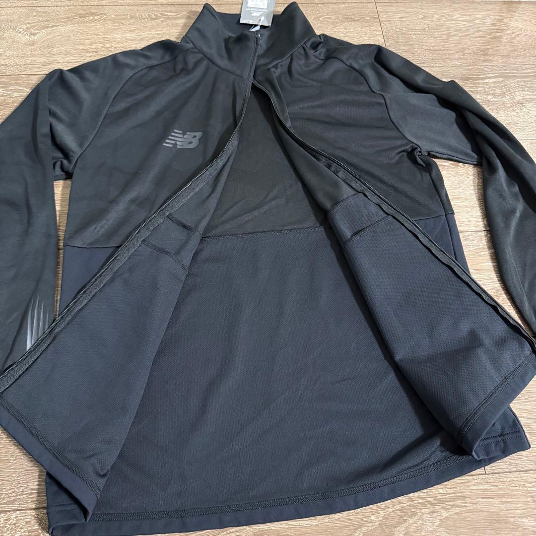 新品 New Balance Black Out ジャガード ジャージジャケット